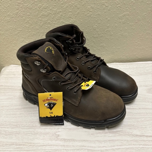 Herman Survivors Smelt 6 Waterproof Safety Boot w/ Metguard Out Of Stock Size 14 - Picture 1 of 15